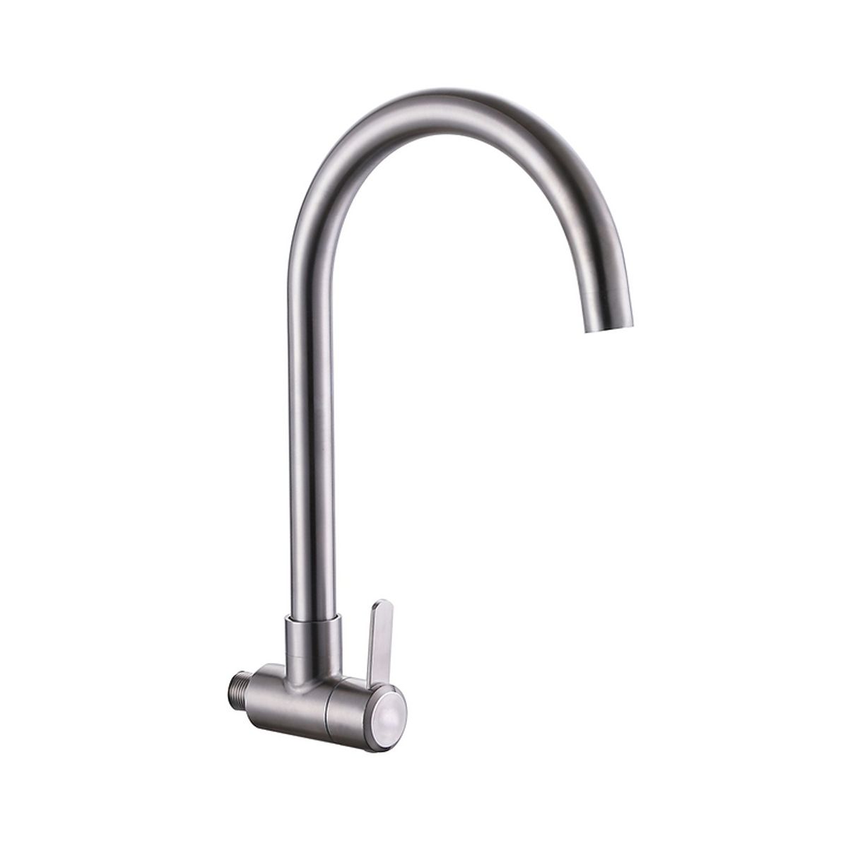 Llave Ganso Para Cocina en Acero Inoxidable Satinado, marca XM - Foto Principal