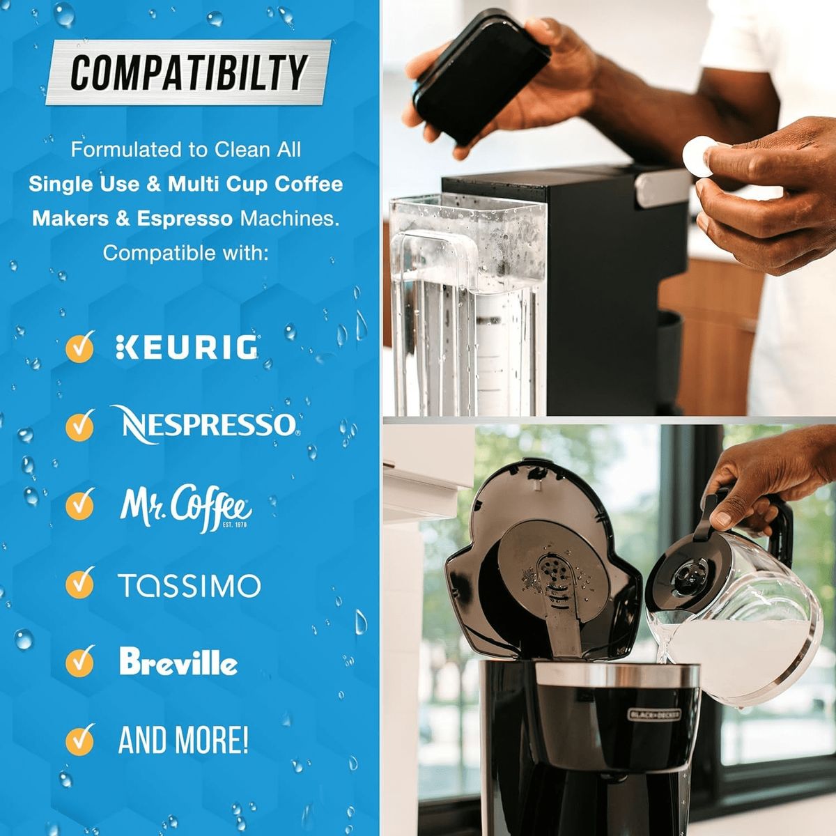 Tabletas Descalcificadoras para Cafetera Calidad A1, marca ACTIVE - Foto 2