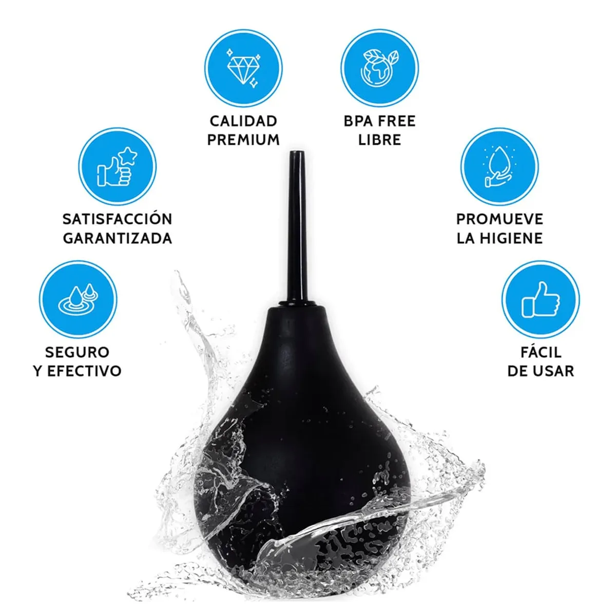 GENERICO - Enema Ducha Intima 160ml Para Hombre Y Mujer Limpieza Personal