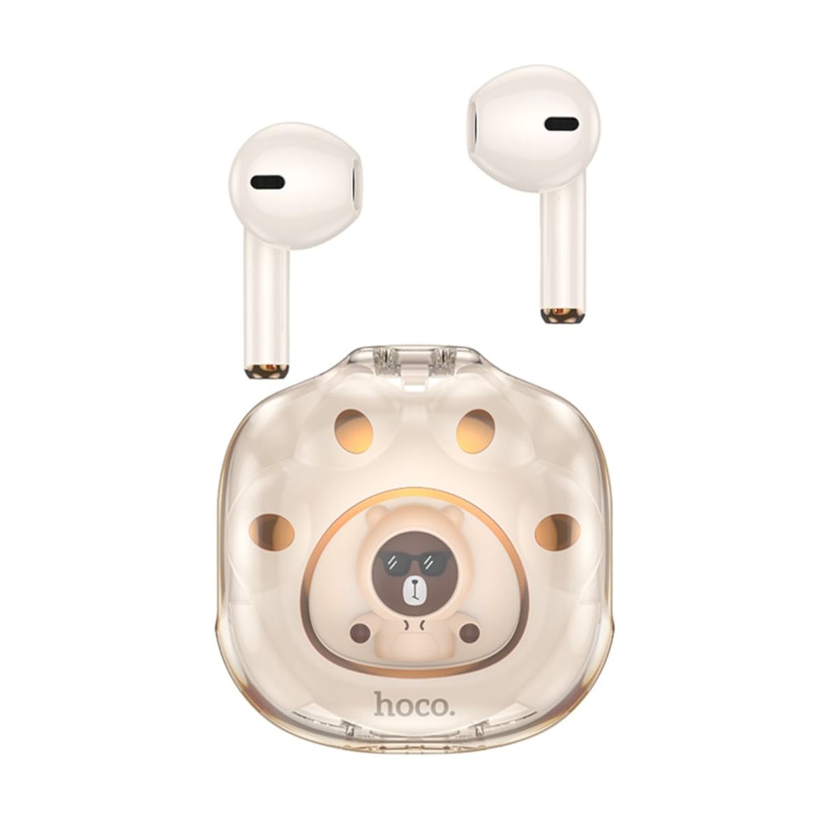 HOCO - Audífonos Bluetooth Hoco DES36 Cool Bear Khaki