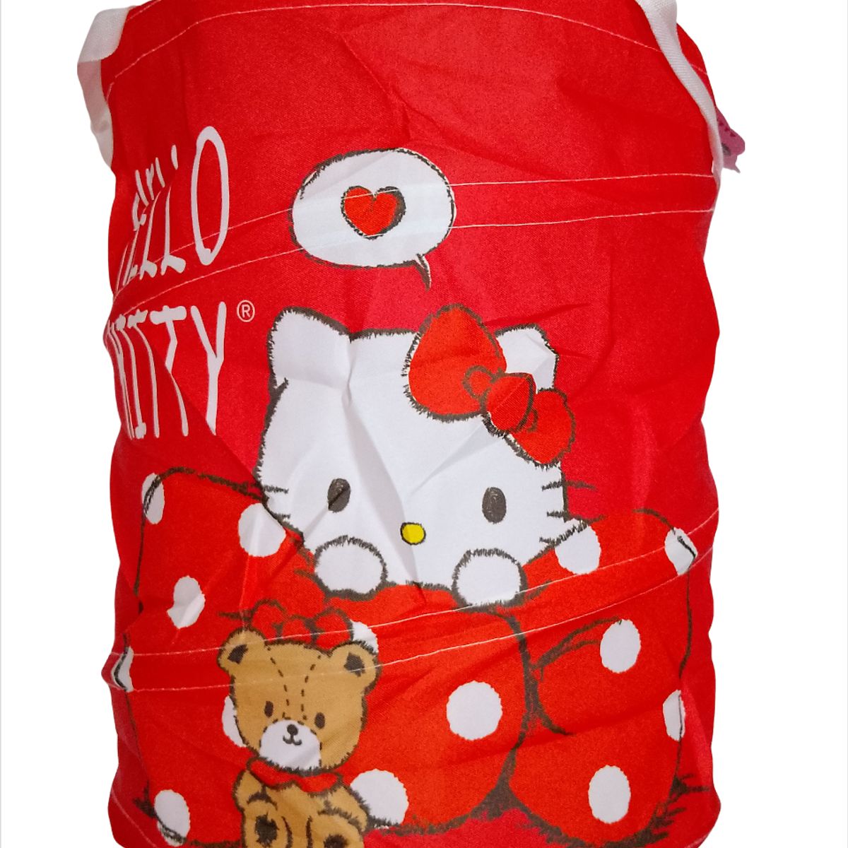 GENERICO - Cesto de Ropa para lavandería - Rojo