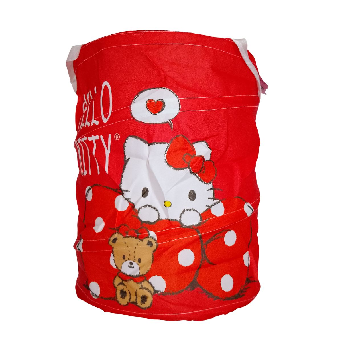 GENERICO - Cesto de Ropa para lavandería - Rojo