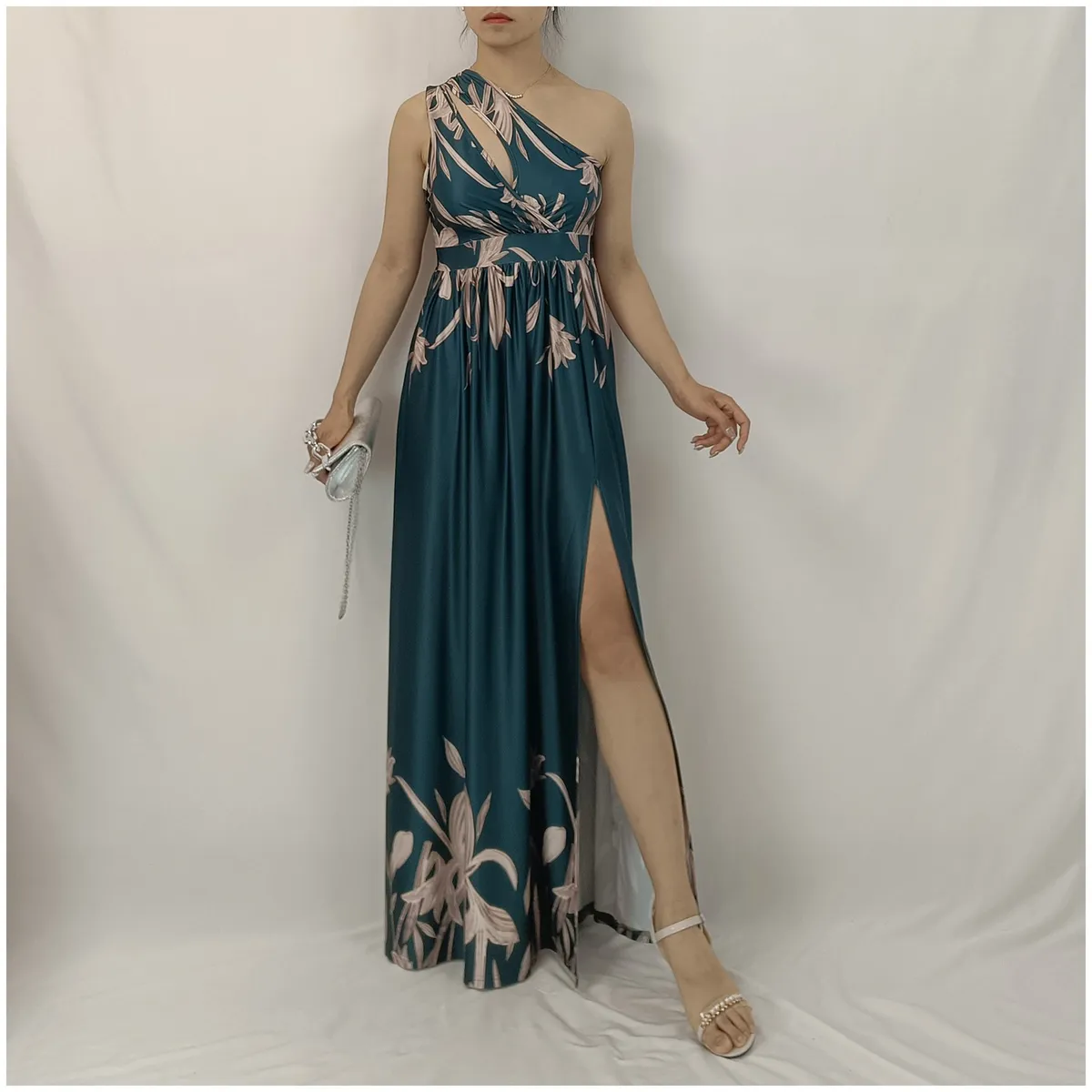 RINODERINA - Vestido Largo Elegante Playa Moda Mujer