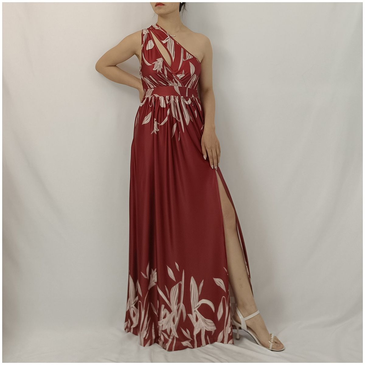 RINODERINA - Vestido Largo Elegante Playa Moda Mujer