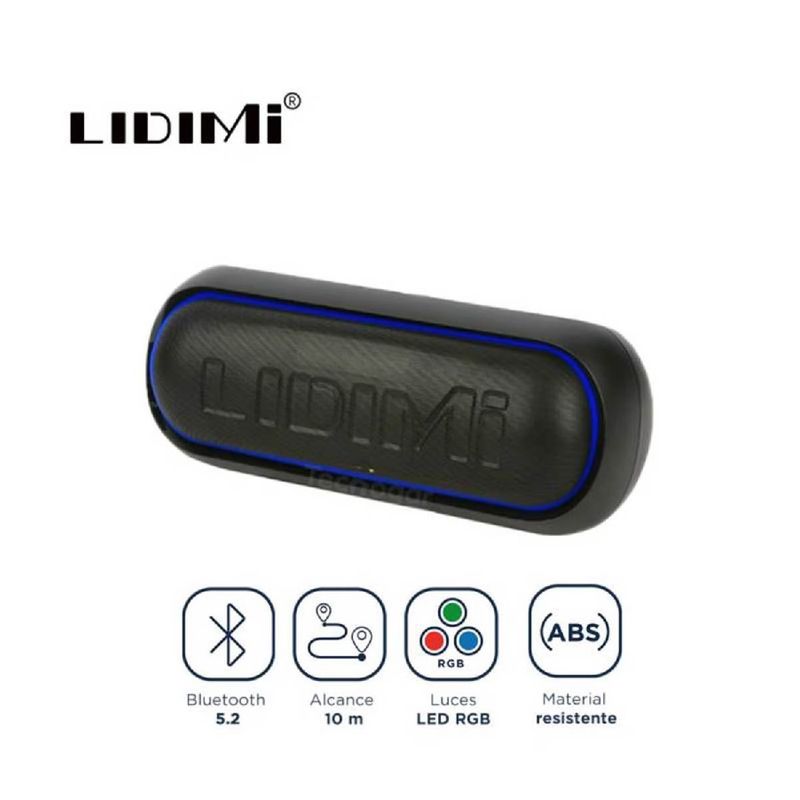 LIDIMI - Parlante Lidimi D-S007AC 44watts C Luces LED  Bluetooth