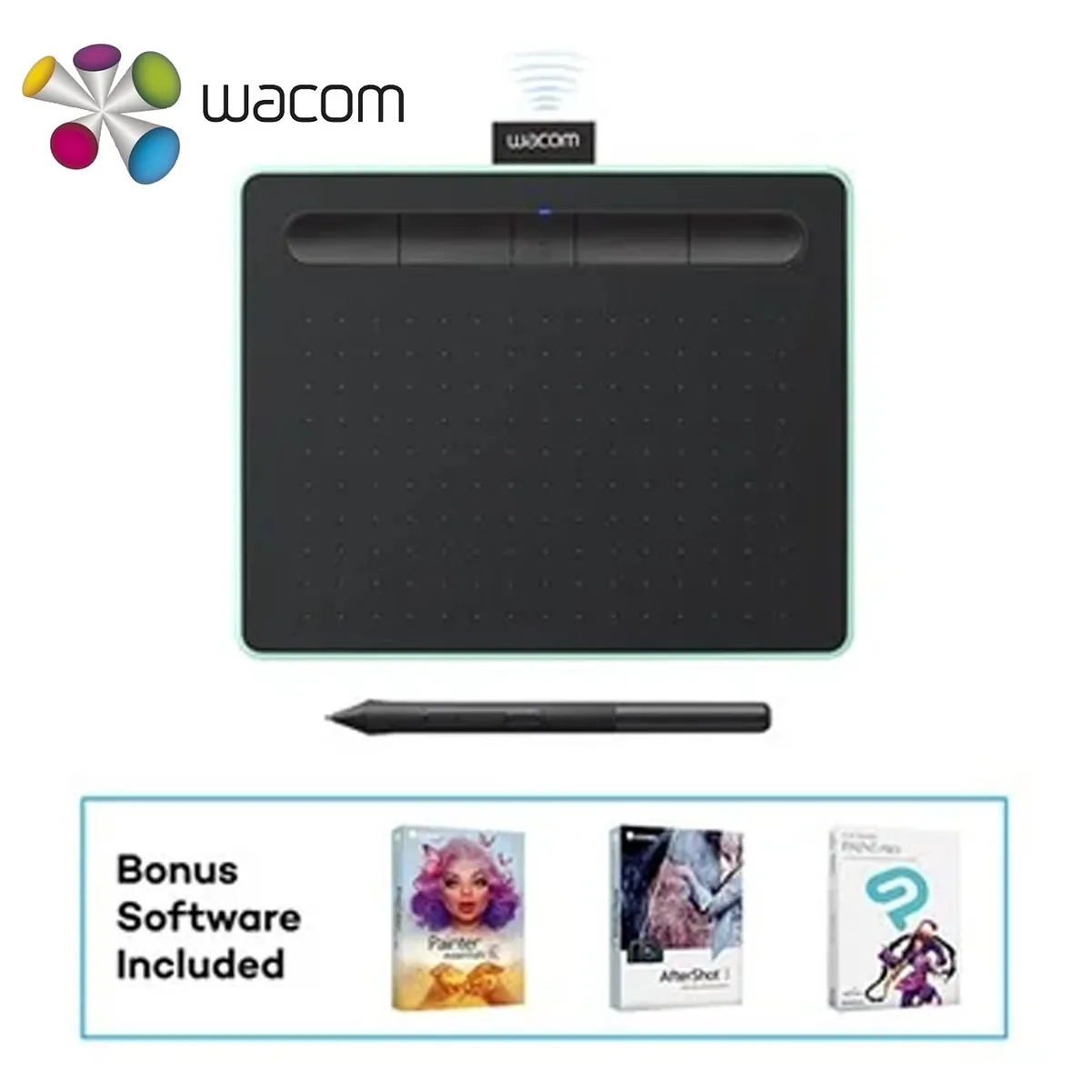 WACOM - TABLETA GRAFICA WACOM INTUOS S BLUETOOTH CTL4100WLE0 GREEN