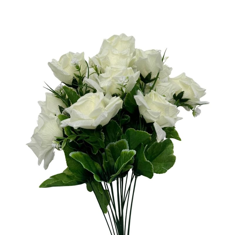 FLORIPA - Bouquet Gigante De Rosas Abiertas 18 Flores BG301802-BL FLORIPASTORE