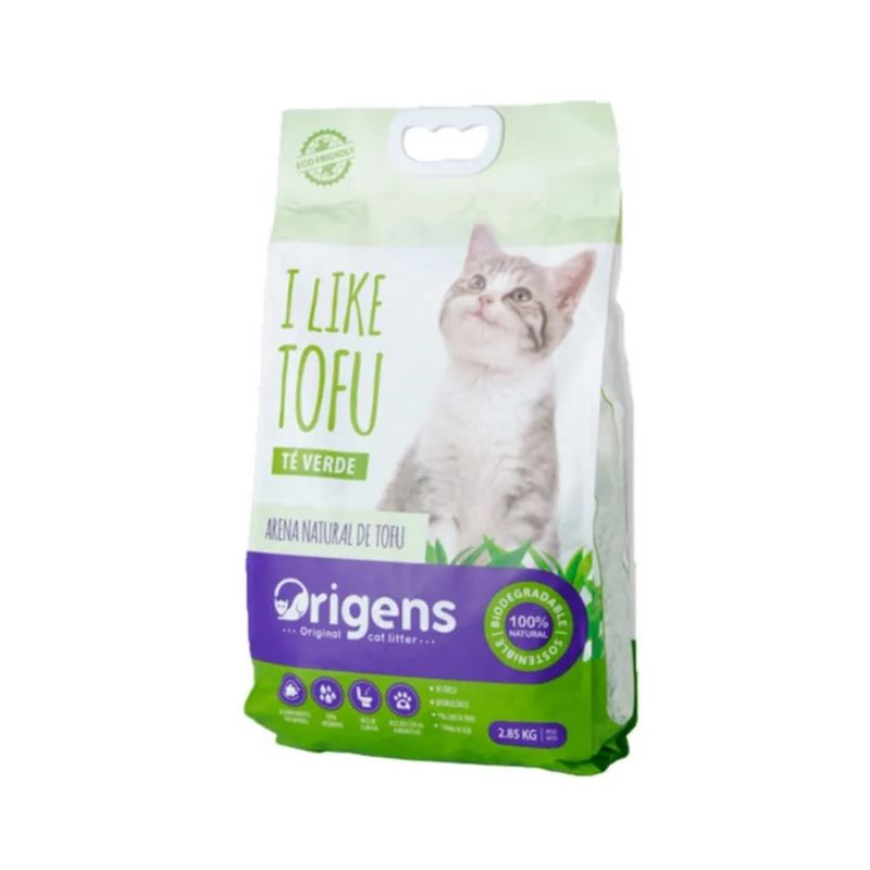 ORIGENS - Origens Arena para Gatos de Tofu con Aroma Te Verde 2.85 Kg