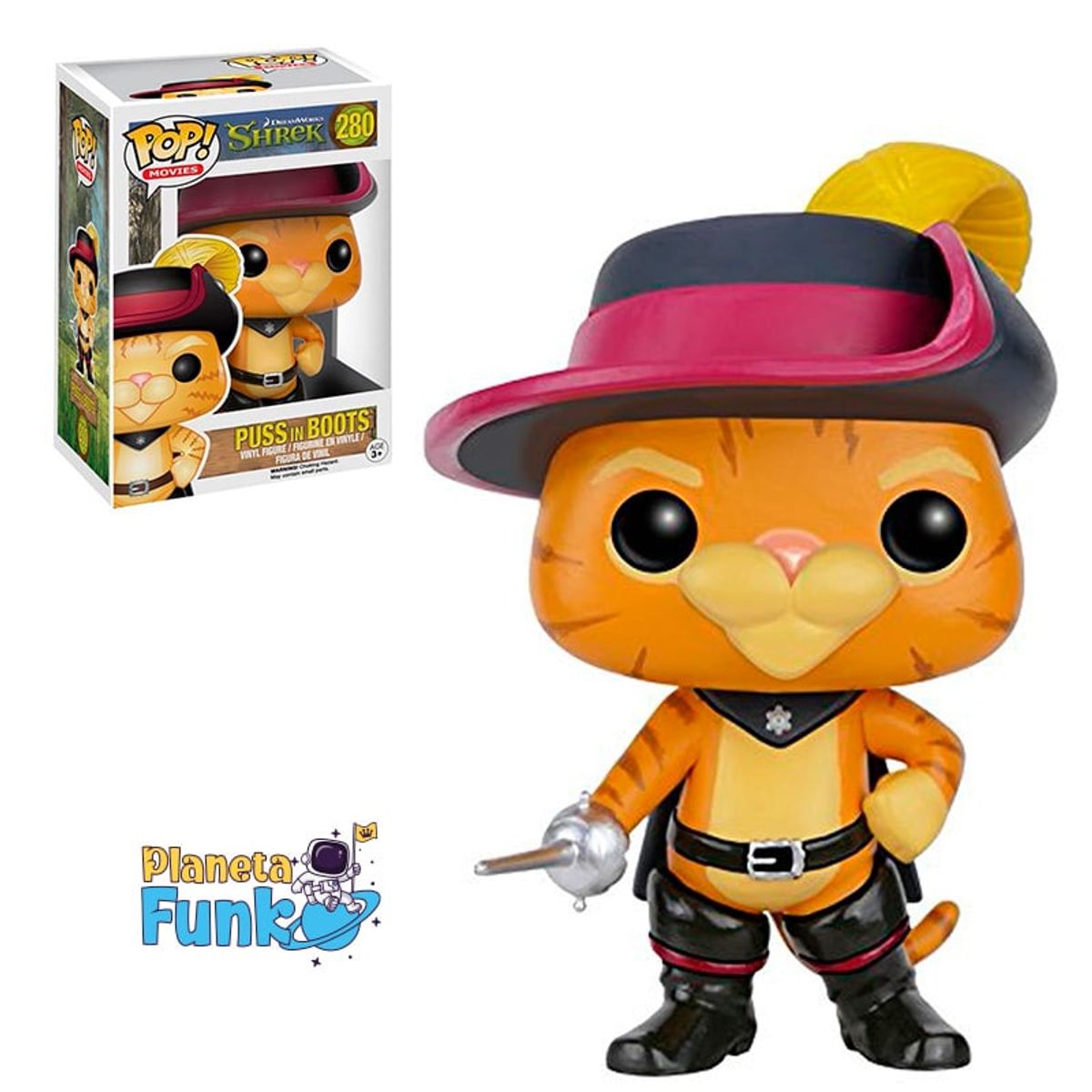 FUNKO - GATO CON BOTAS SHREK FUNKO POP