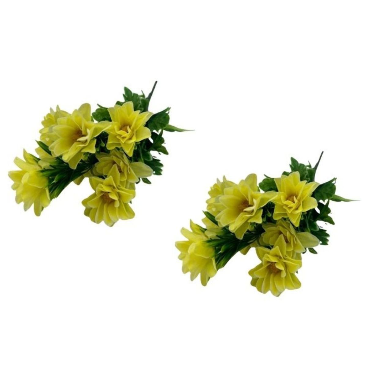 FLORIPA - Set de 2 Bouquets De Margarita Con Follaje BG308005-AM FLORIPASTORE