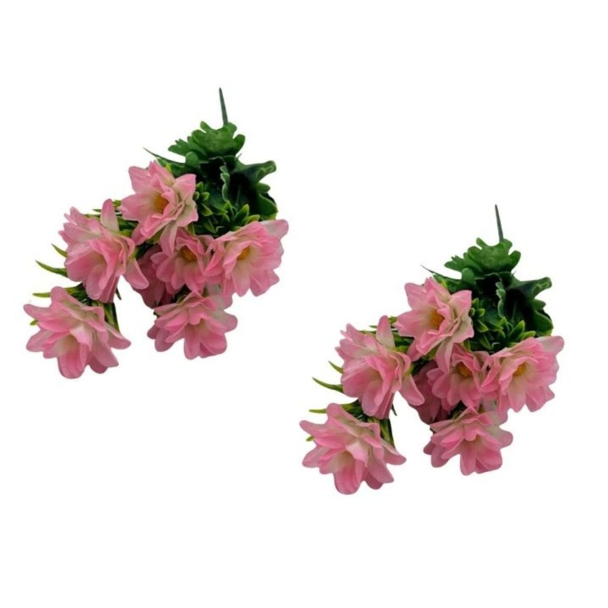 FLORIPA - Set de 2 Bouquets De Margarita Con Follaje BG308005-ROS1 FLORIPASTORE