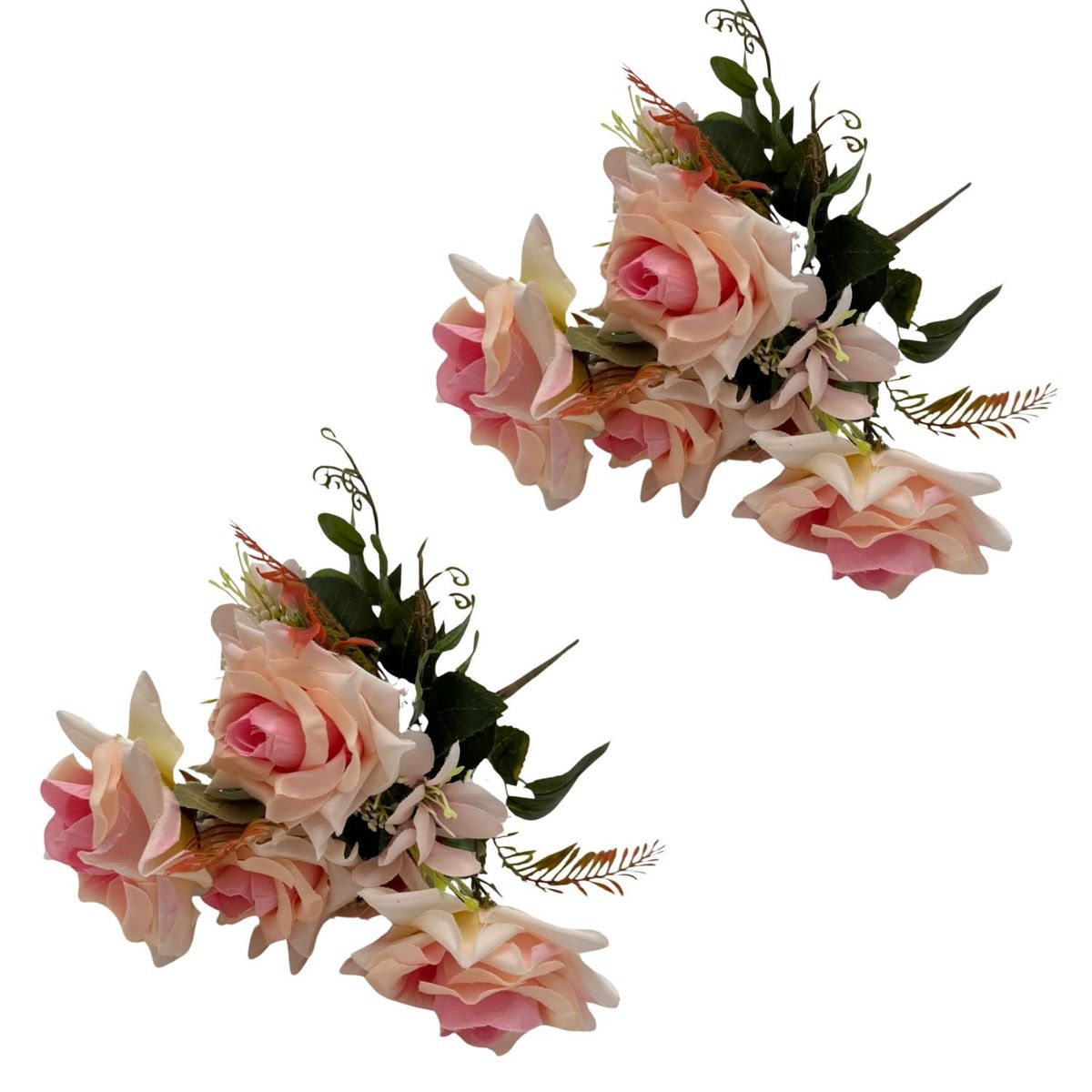 FLORIPA - Pack de 2 Bouquets De Rosas 7 Flores BG307033-PK FLORIPASTORE