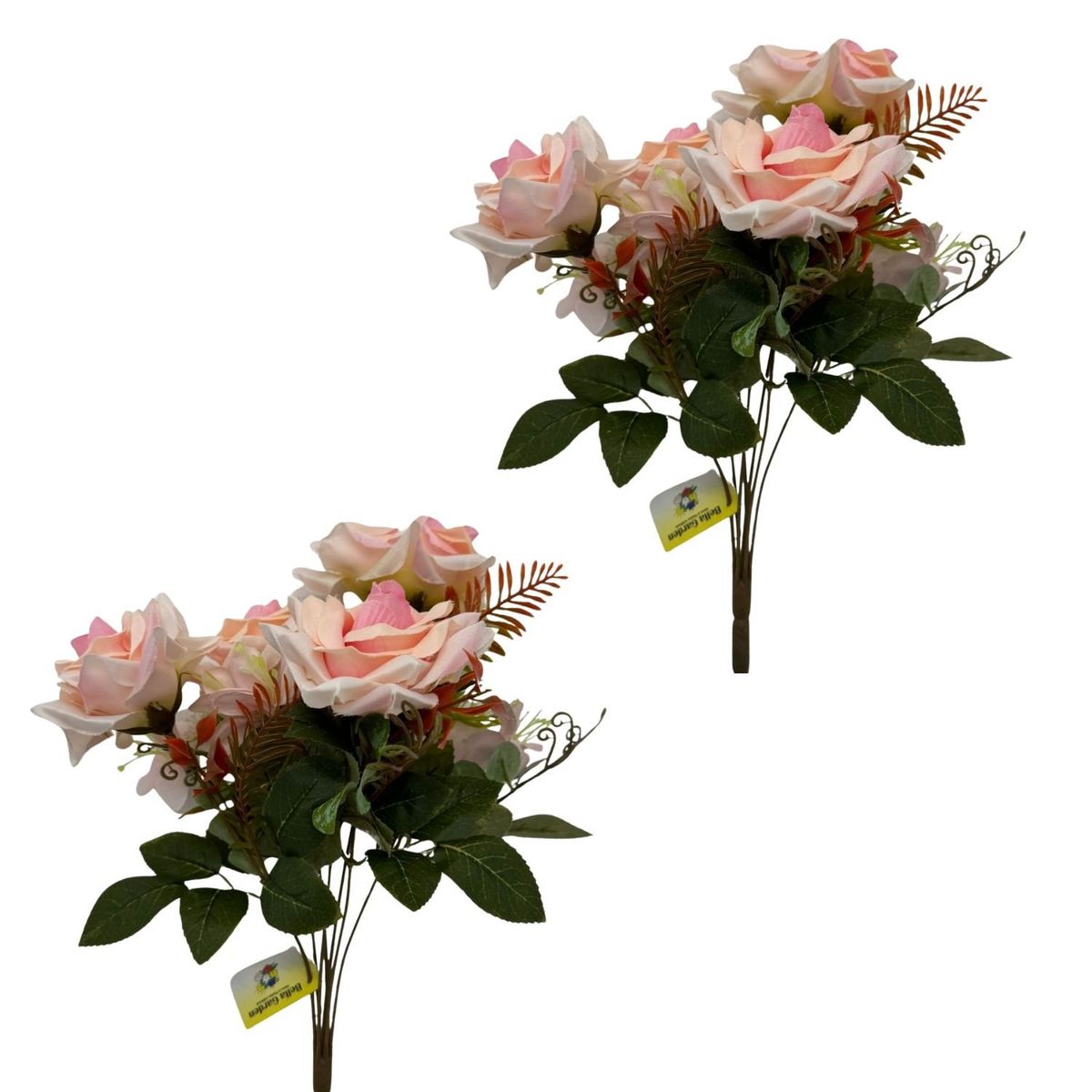FLORIPA - Pack de 2 Bouquets De Rosas 7 Flores BG307033-PK FLORIPASTORE