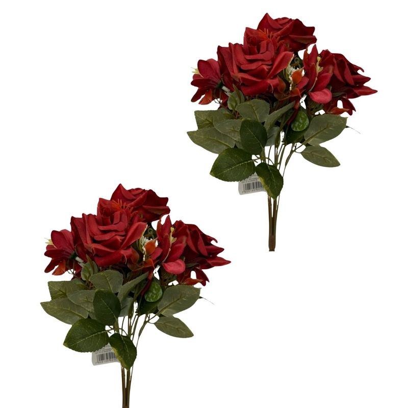 FLORIPA - Pack de 2 Bouquets De Rosas 7 Flores BG307033-RJ FLORIPASTORE