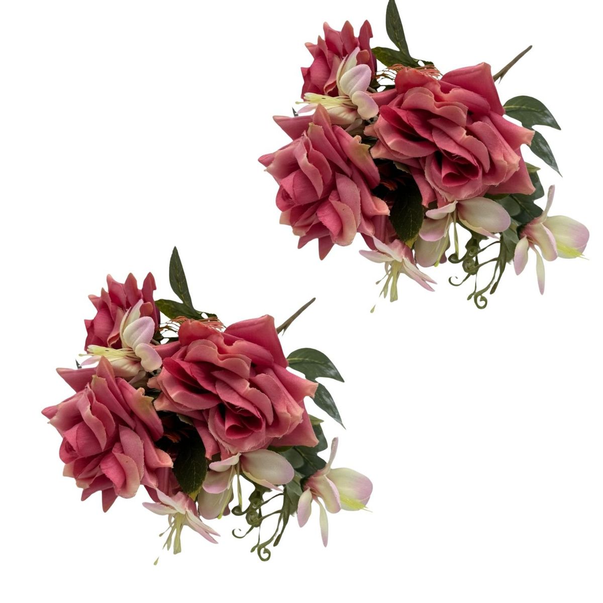 FLORIPA - Pack de 2 Bouquets De Rosas 7 Flores BG307033-ROS FLORIPASTORE