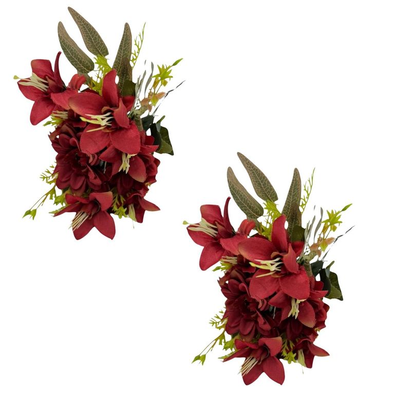 FLORIPA - Pack de 2 Bouquets Margarita Y Lirio BG307034-RJ FLORIPASTORE