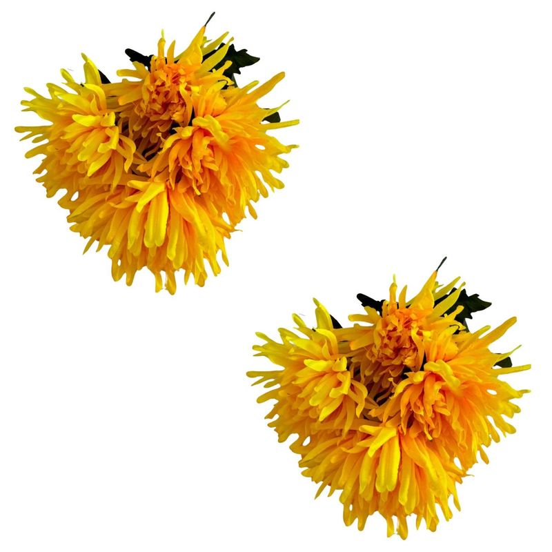 FLORIPA - Pack de 2  Bouquets De Crisantemos BG307001-AM FLORIPASTORE