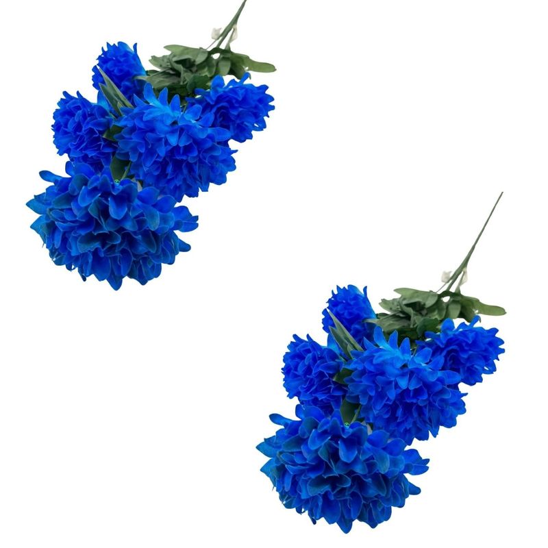 FLORIPA - Pack de 2 Bouquets de Crisantemo BG305159-AZ FLORIPASTORE