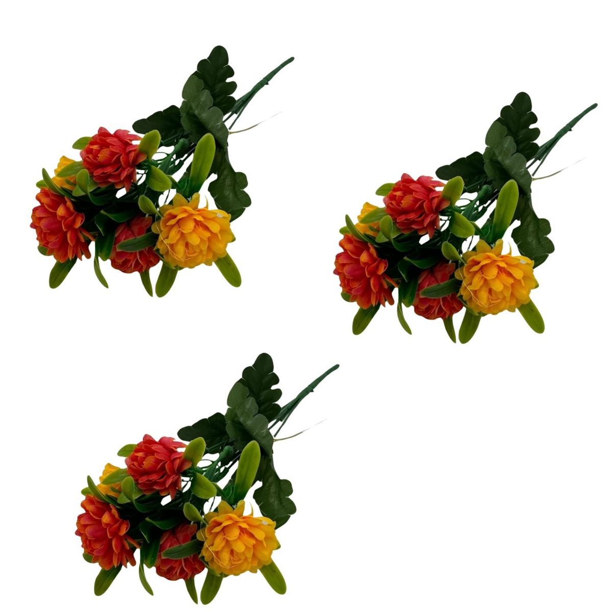 FLORIPA - Pack de 2 Bouquets de Crisantemo BG305148-NAR FLORIPASTORE