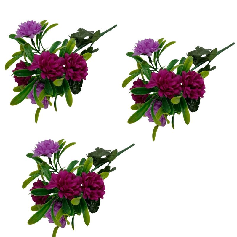 FLORIPA - Pack de 2 Bouquets de Crisantemo BG305148-MO FLORIPASTORE