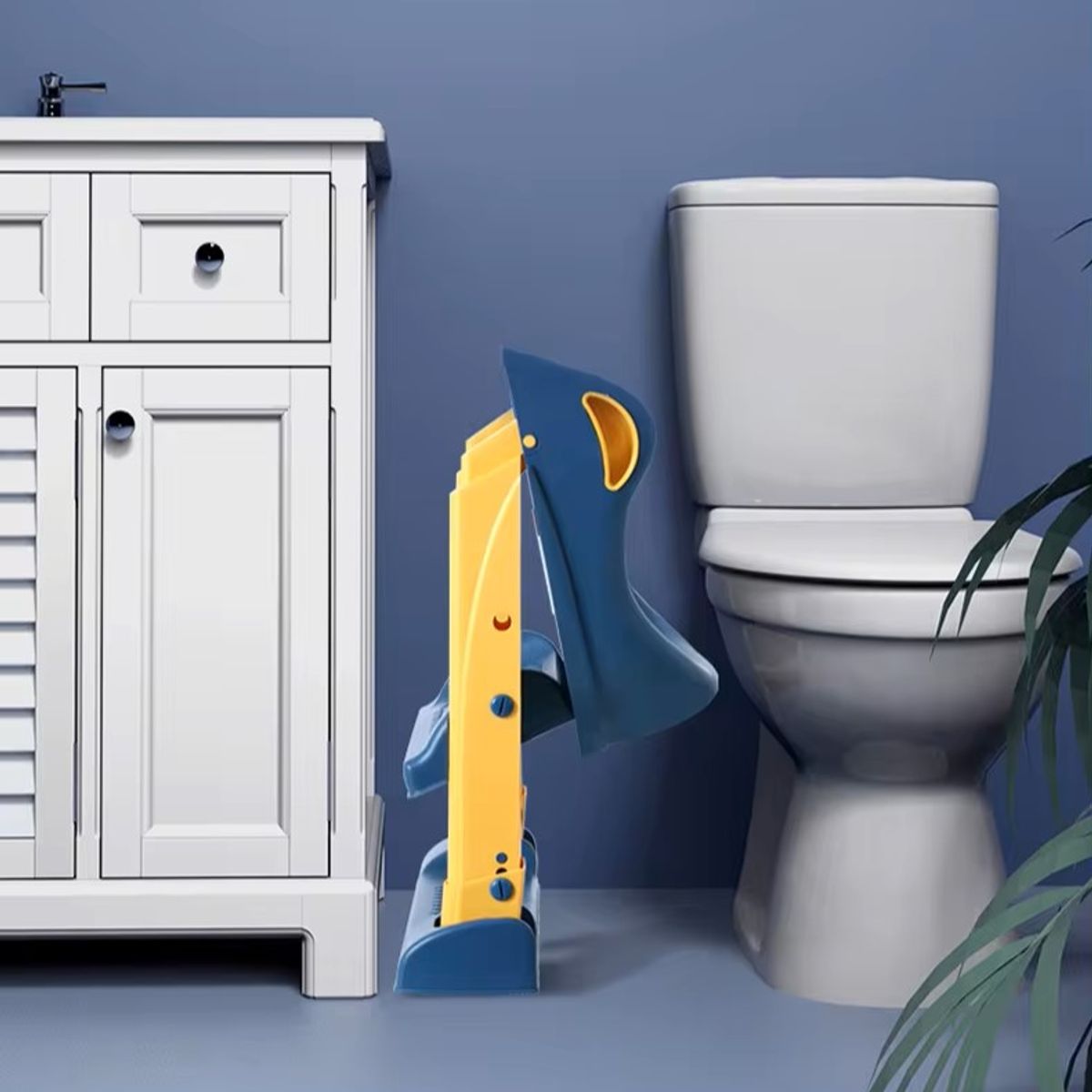 GENERICO - Asiento acolchado plegable entranamiento para baño - Rosa