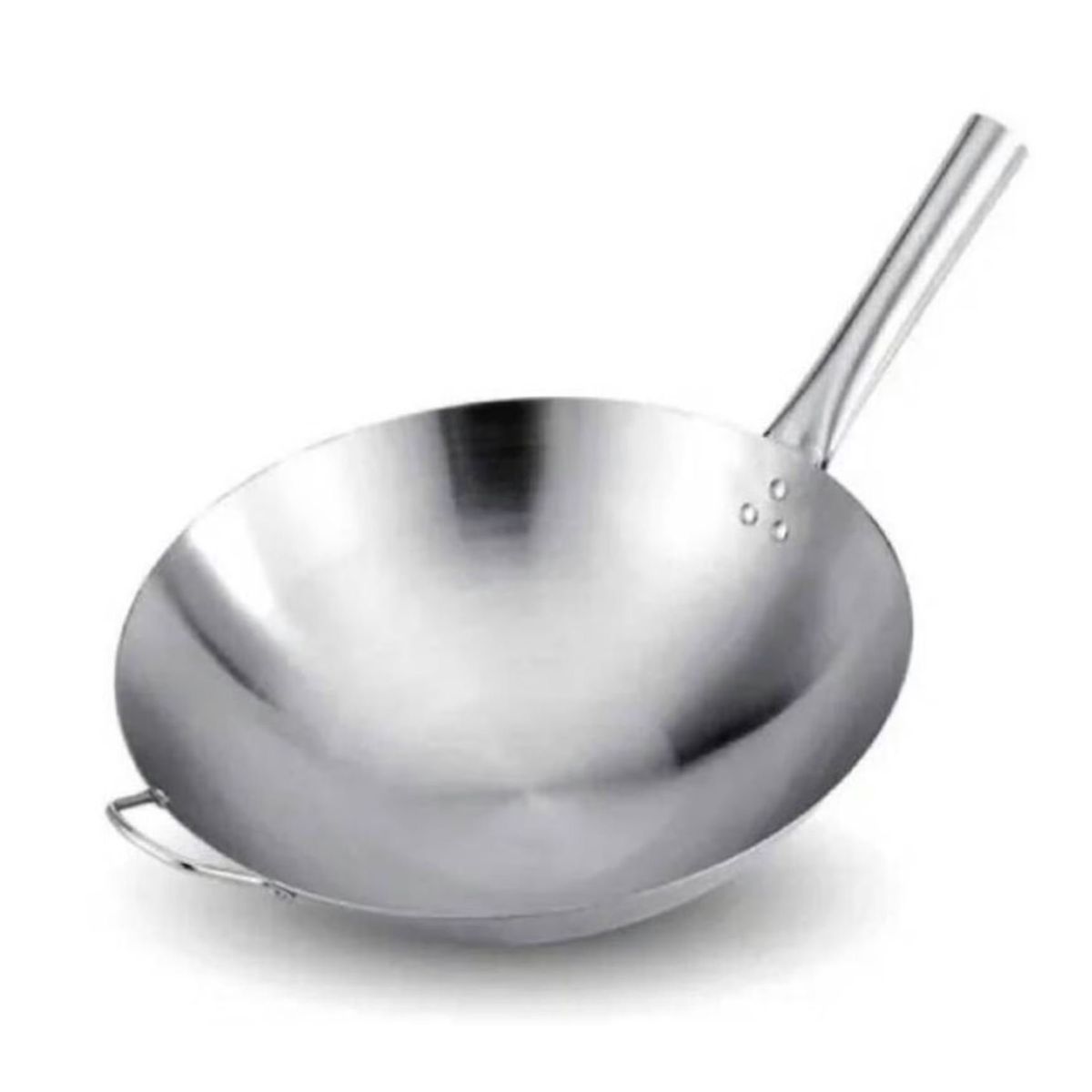GENERICO - Sarten Wok Chifero 38cm de Acero Inoxidable