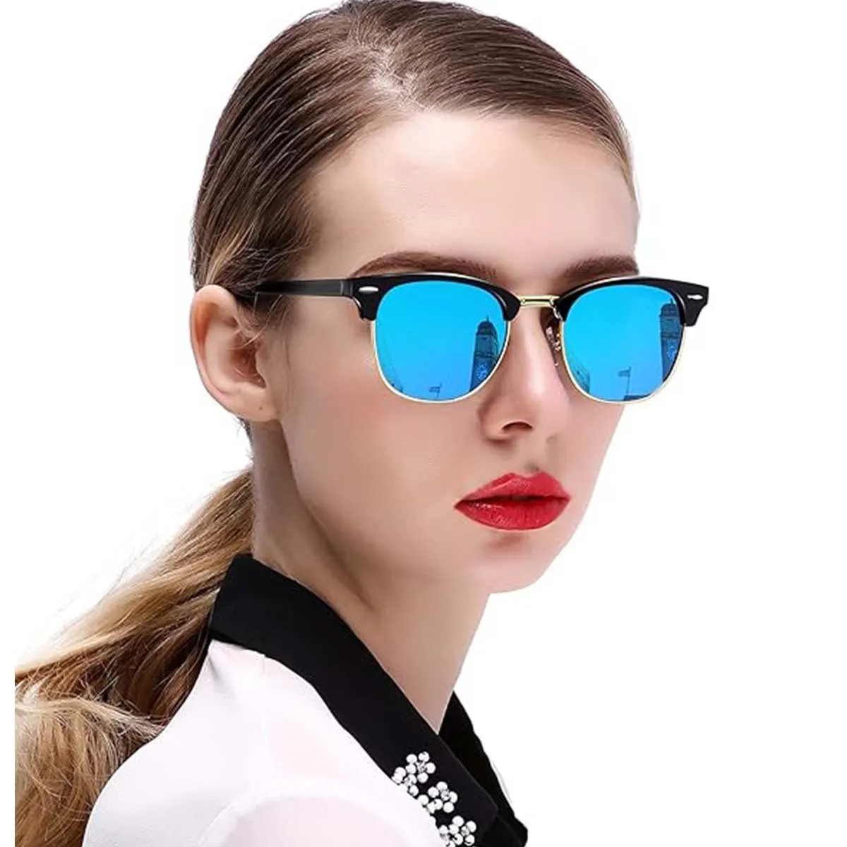 BAALATHKKO5 - Lentes Sol Polarizados Antiguas Gafas Sol Deportivos Uv400