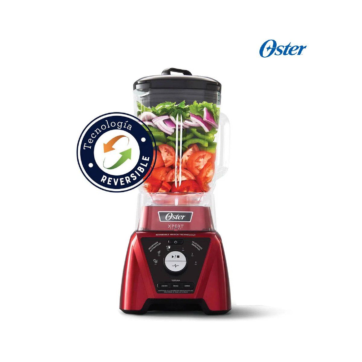 OSTER - Licuadora Xpert Oster®con control de textura BLST3B RPG Roja
