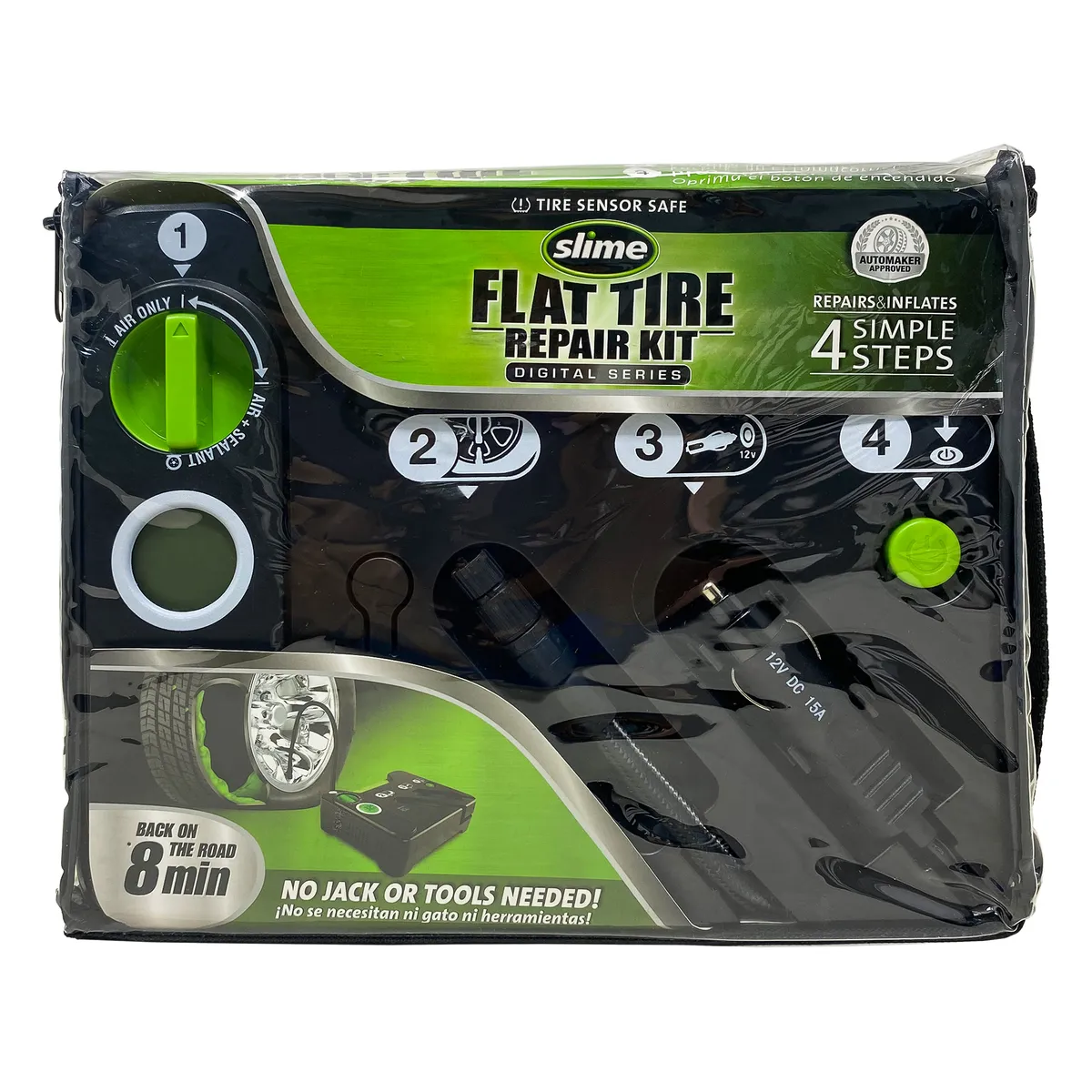 SLIME - Kit de reparación de neumáticos pinchados digital