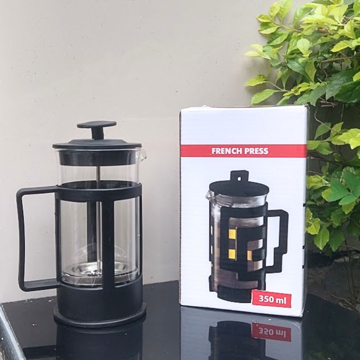 GENERICO - Cafetera de pistón de 350 ml SET DE 6 unidades