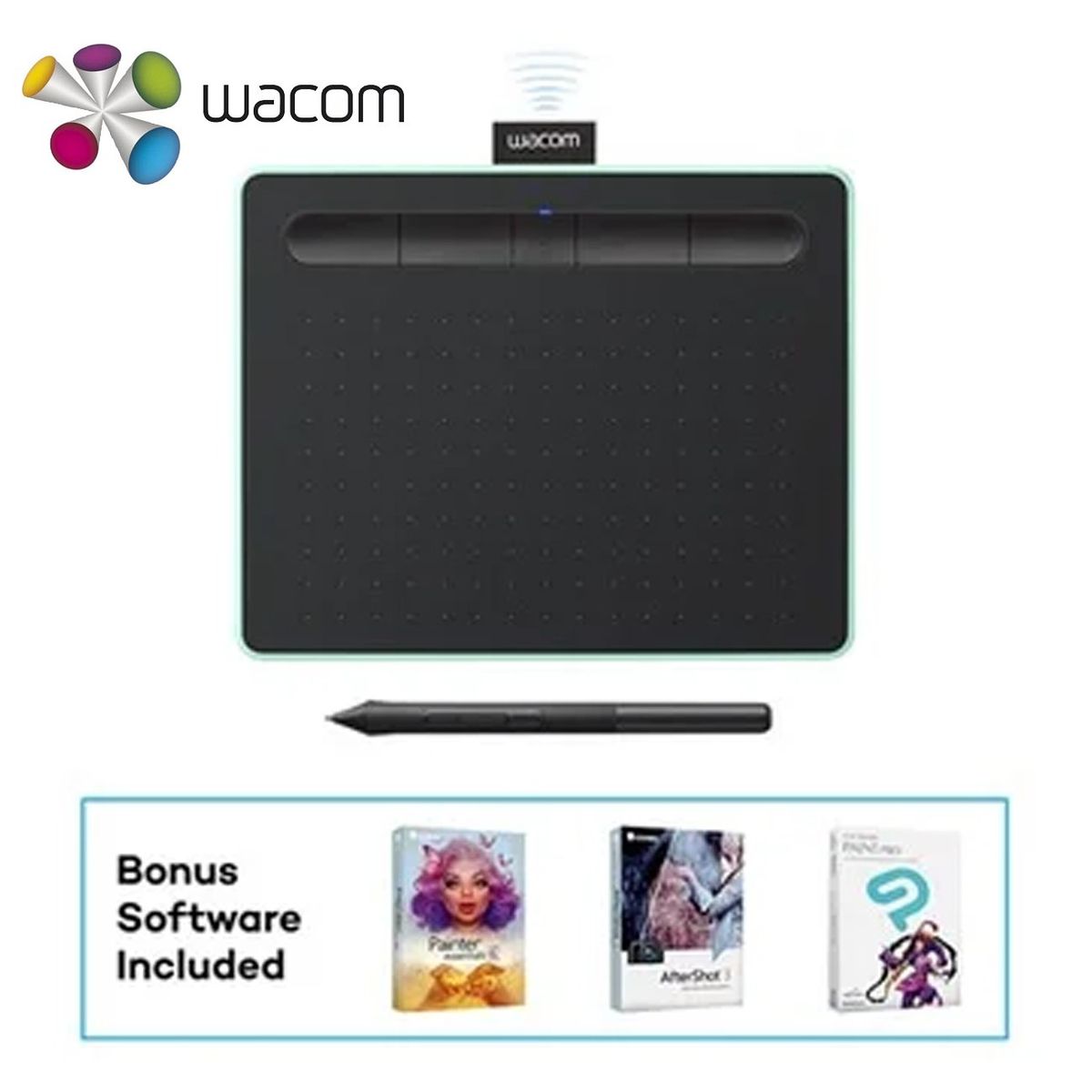 WACOM - Tableta Grafica Wacom Intuos S Bt Ctl4100wle0 Verde