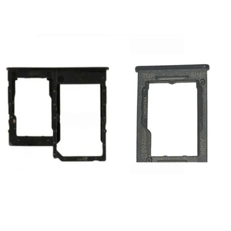 GENERICO - Repuesto Bandeja Sim Samsung J4 Plus y J6 Plus Color NEGRO