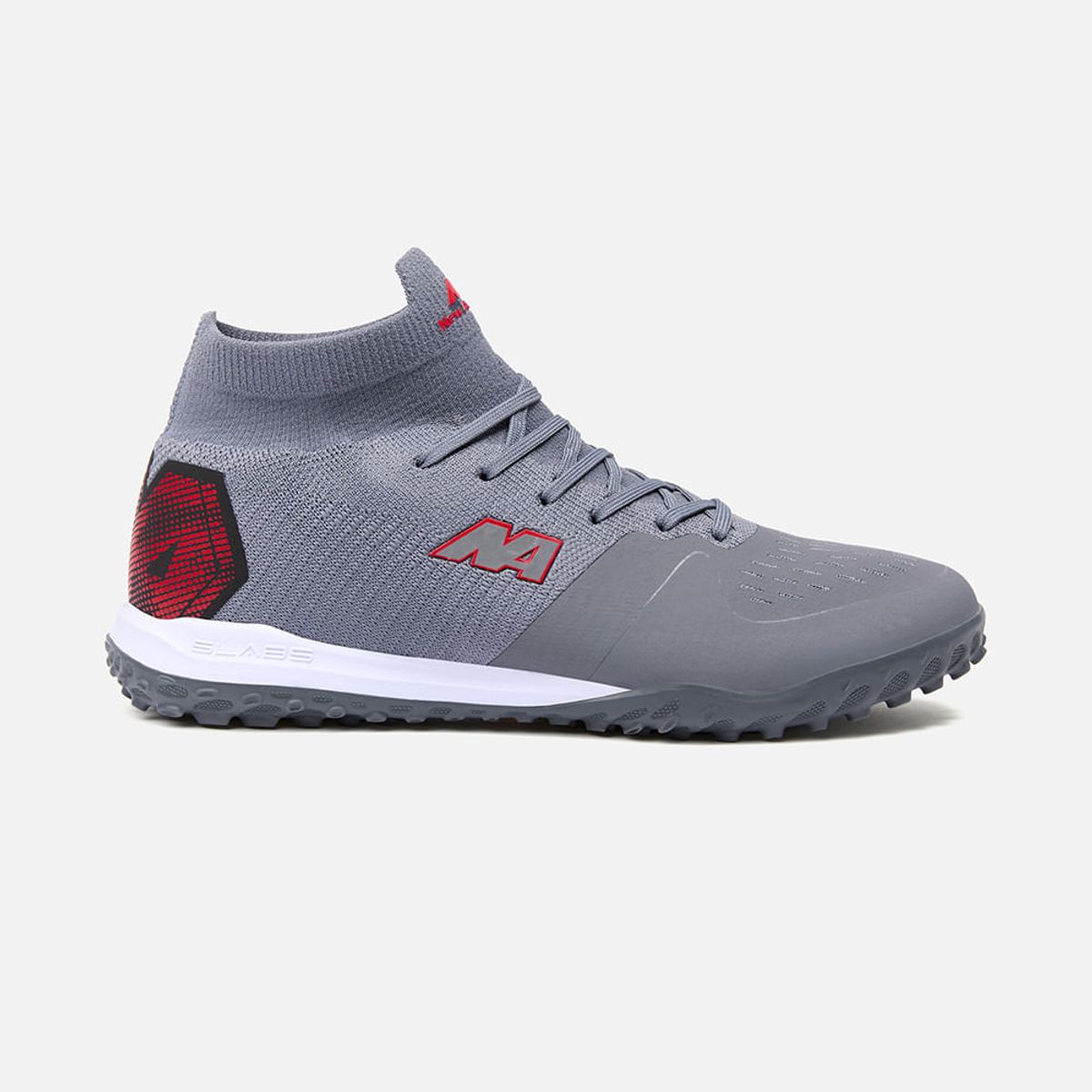 NEW ATHLETIC - Zapatillas New Athletic Football Slabs79 Gris Con Rojo Juvenil