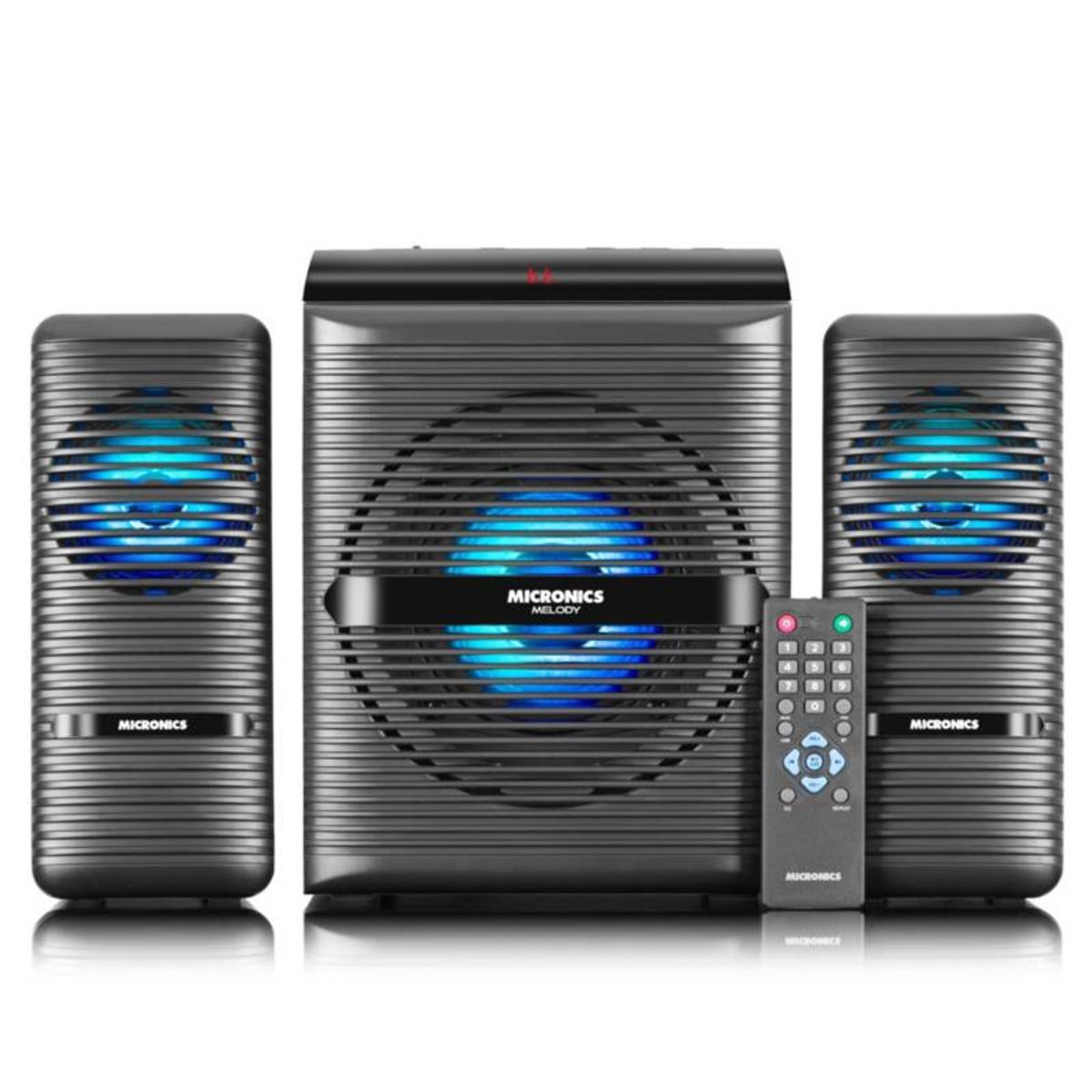 MICRONICS - Parlante Bluetooth Micronics Melody S7401BT LED FM USB