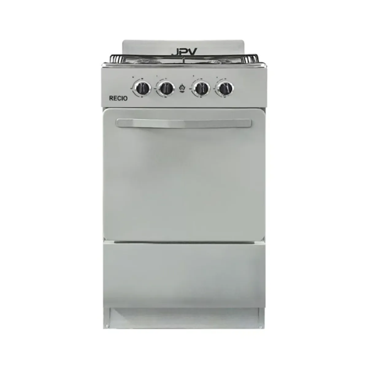 JPV - COCINA DE PIE JPV A GAS 4 HORNILLAS CROMA - RECIO