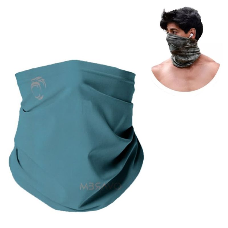 GENERICO - CUELLERA BANDANA TUBULAR DEPORTIVA ANTIALERGICA CEMENTO