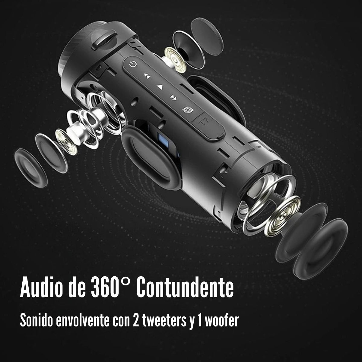 Tronsmart - Tronsmart - Parlante T7 30W Bluetooth IPX7 Waterproof - Negro