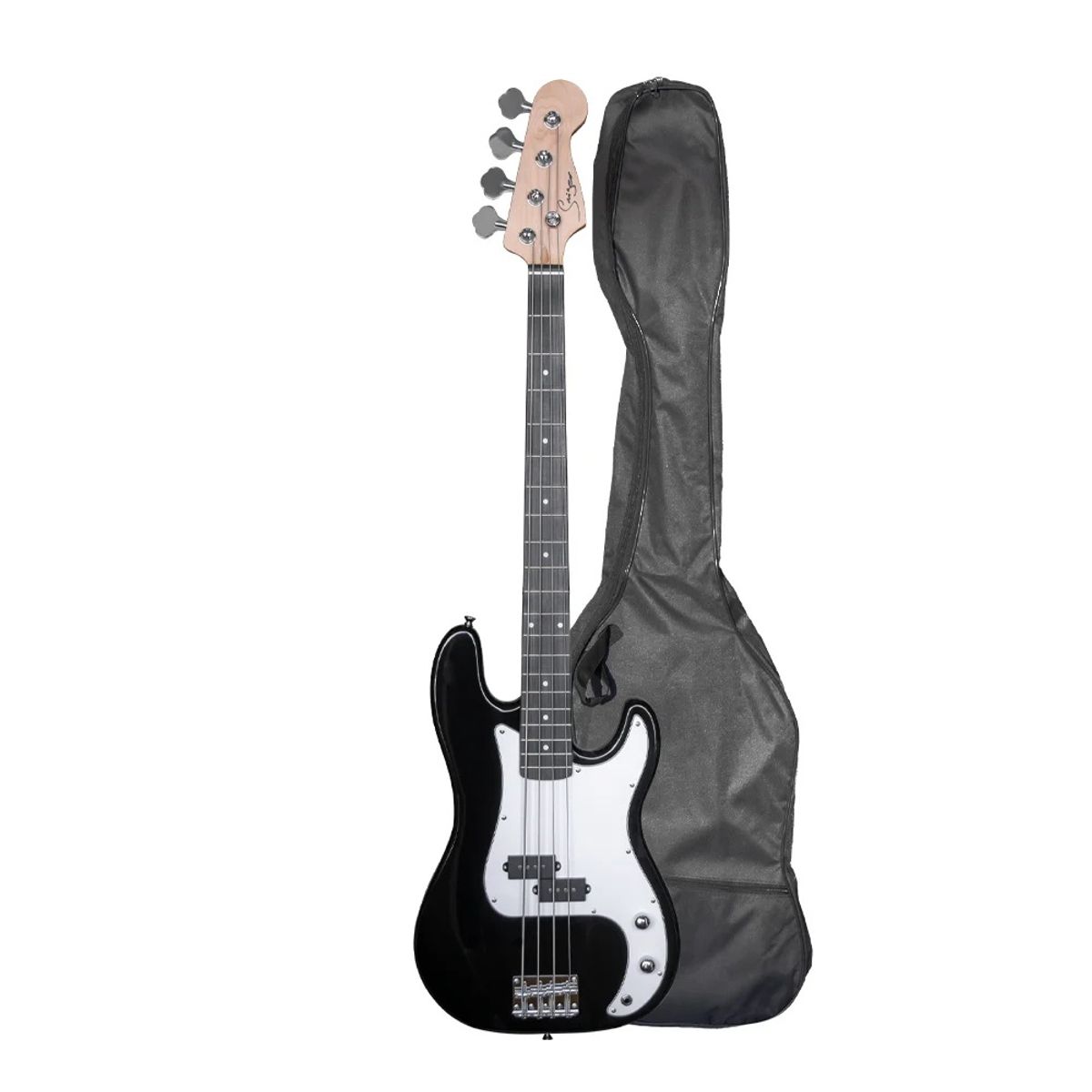 SMIGER - Bajo Eléctrico 4 Cuerdas Smiger Negro G-B1-4-BK