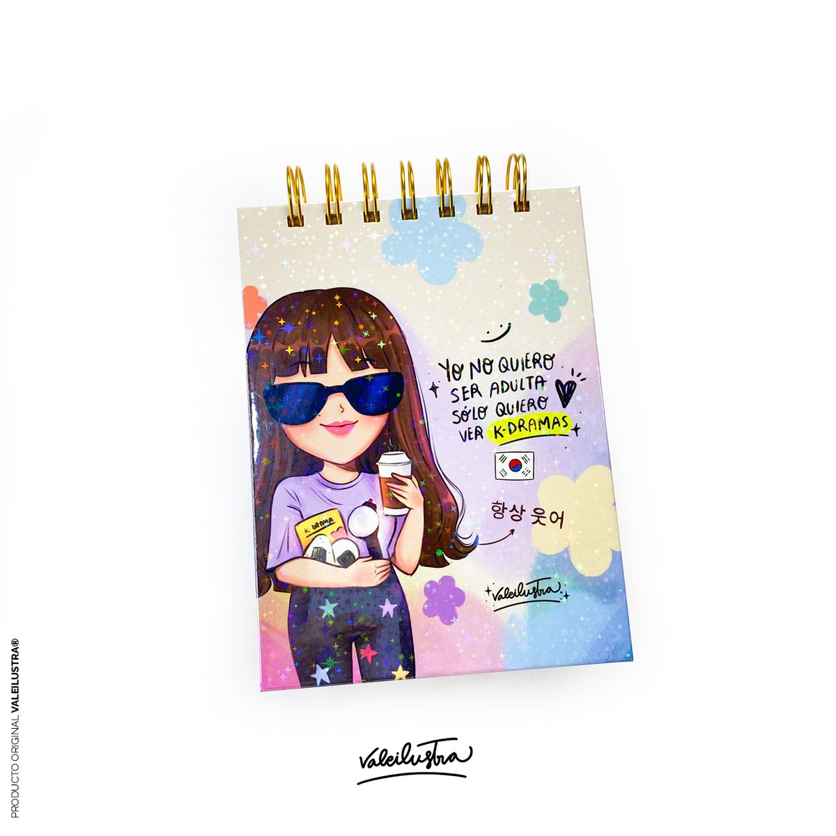 VALE ILUS TRA - Libreta Holográfica  - Kdrama