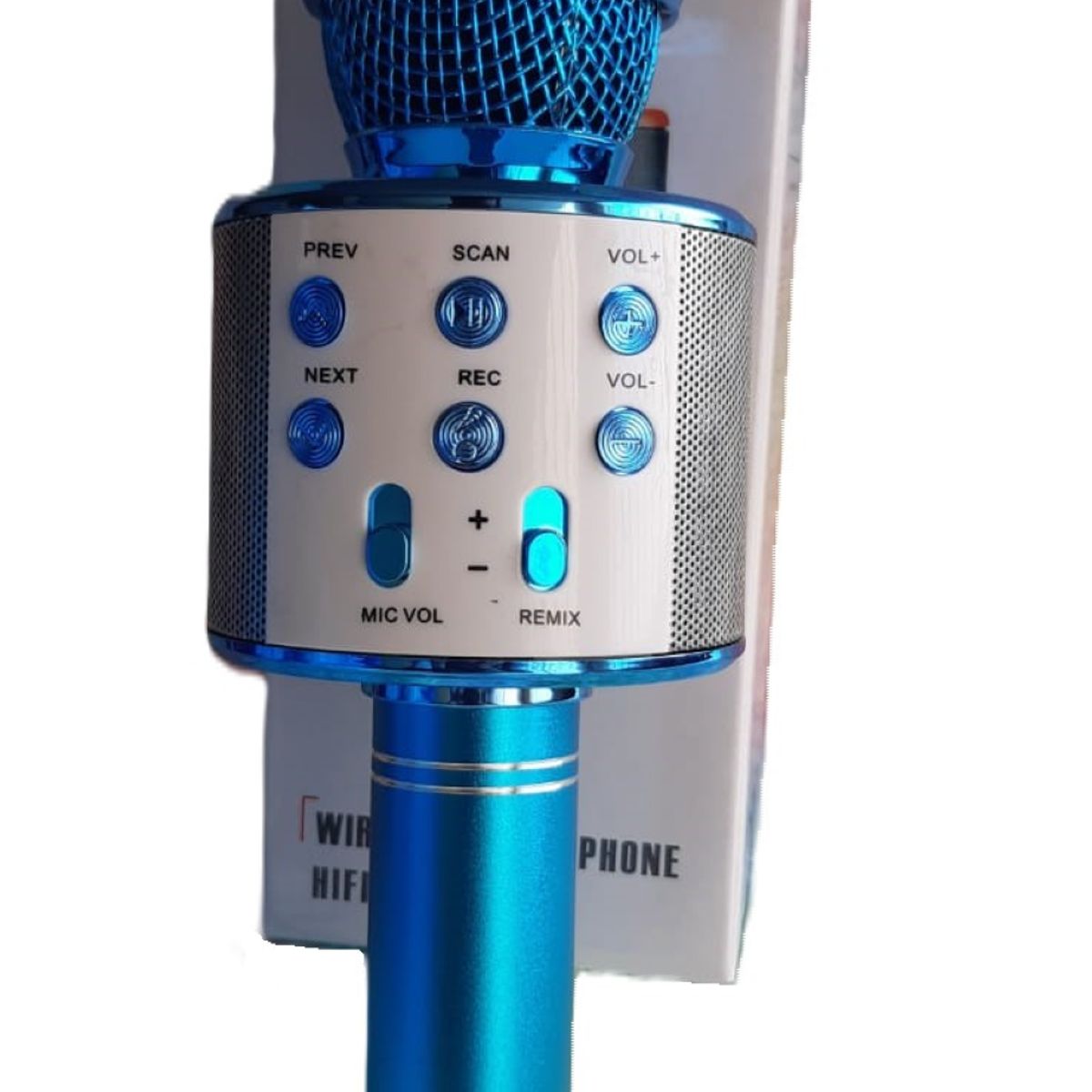 GENERICO - Karaoke Inalámbrico Bluetooth Micrófono Parlante Para Niños