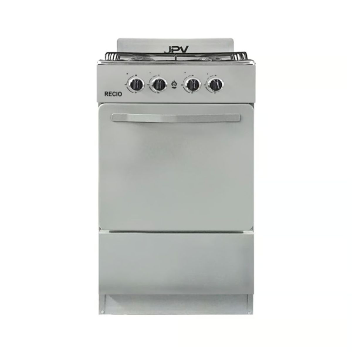 JPV - COCINA DE PIE JPV A GAS 4 HORNILLAS CROMA - RECIO