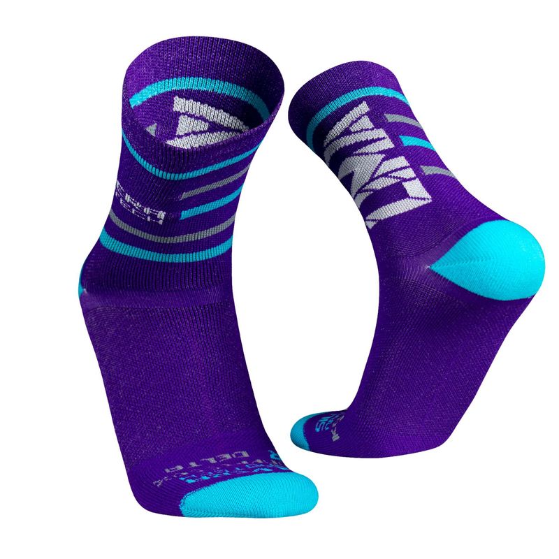 SILVERA NANOTECH - Medias running correr mujer hombre de compresión Media Maraton de Lima para 21K 10K 5K y 42k