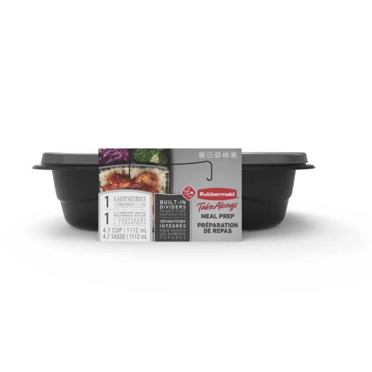 RUBBERMAID - Hermetico Rubbermaid TakeAlongs Meal Prep 1112mL