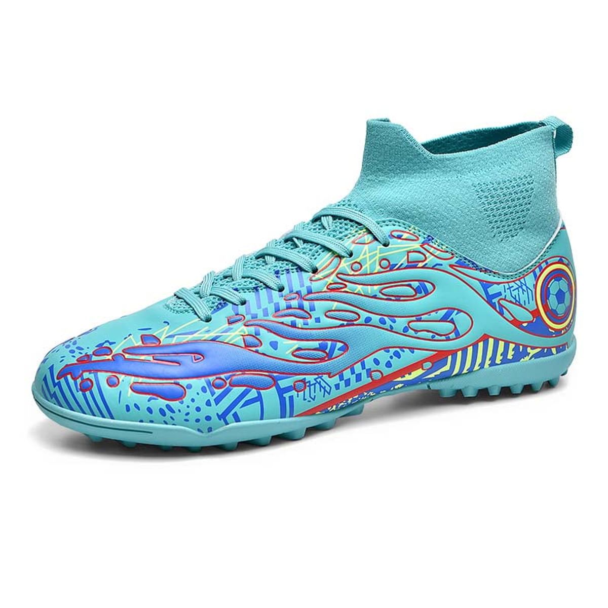 SHANDIAN - Zapatillas de Fútbol Hombre TF zapatos hombre Azul