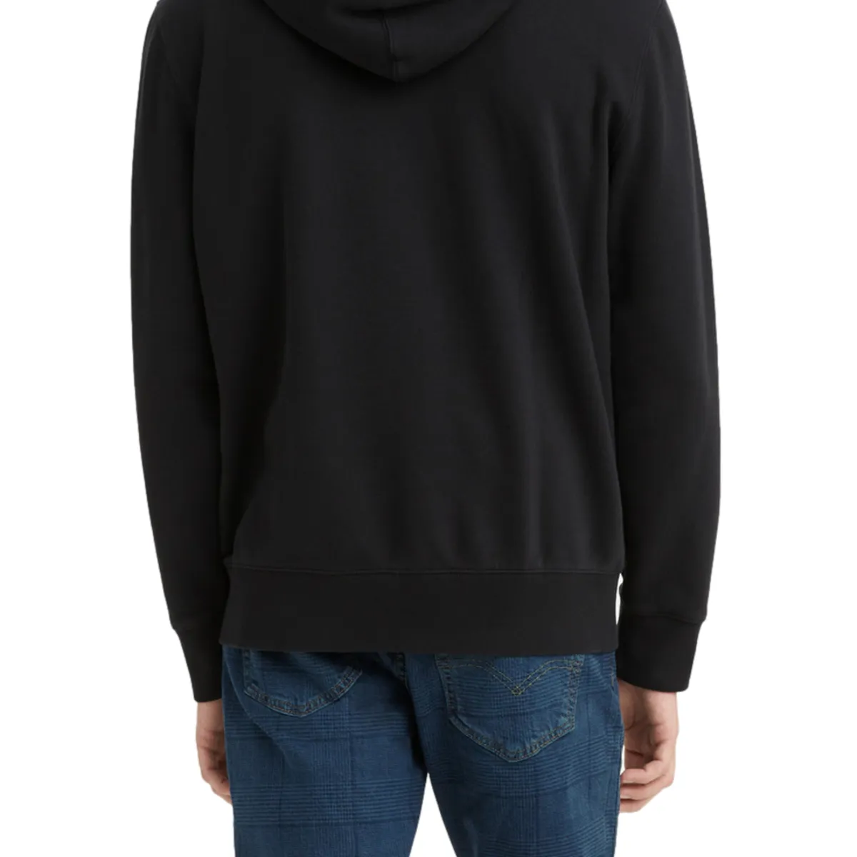 LEVIS - Polerón Hombre Color entero Negro Levis