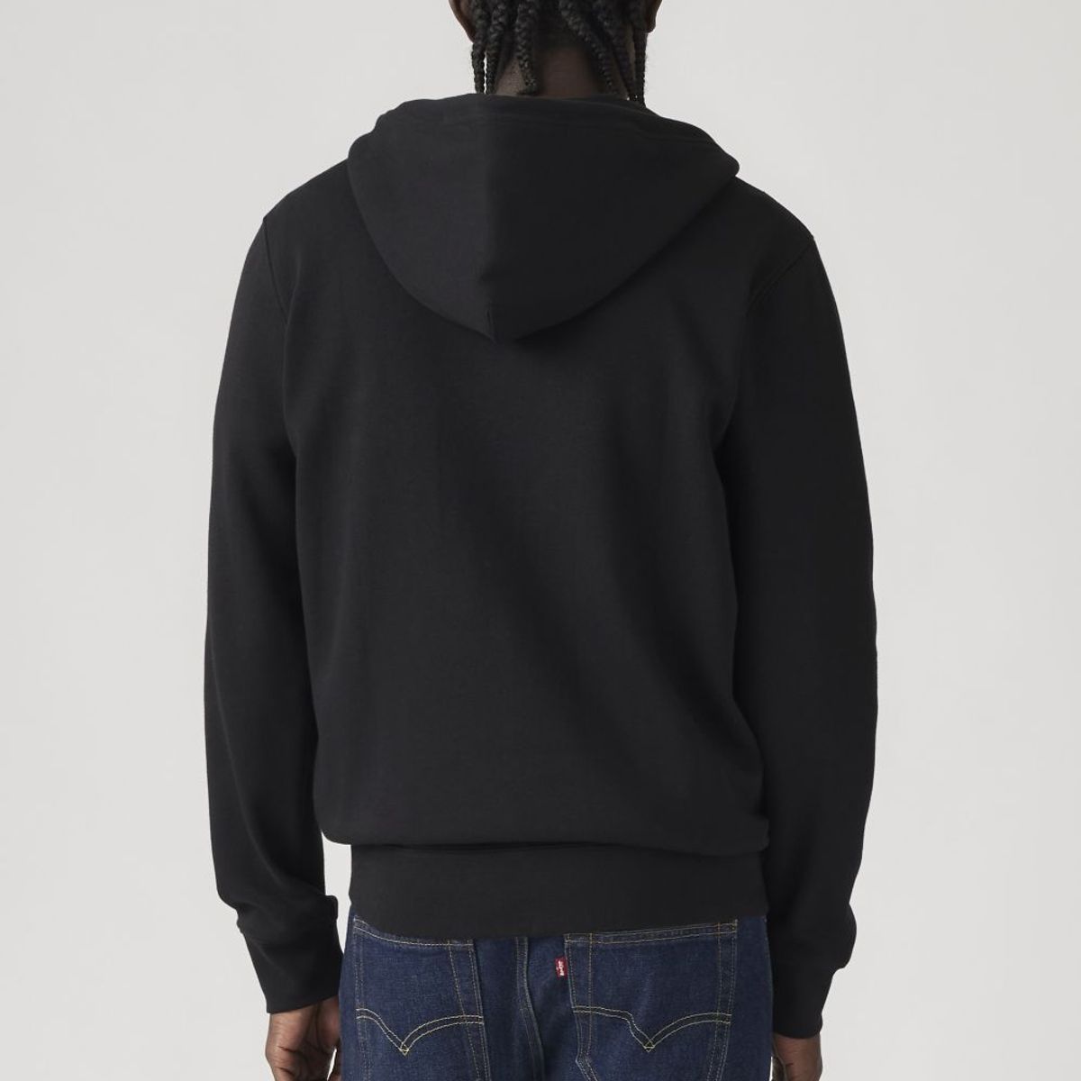 LEVIS - Polerón Hombre Color entero Negro Levis