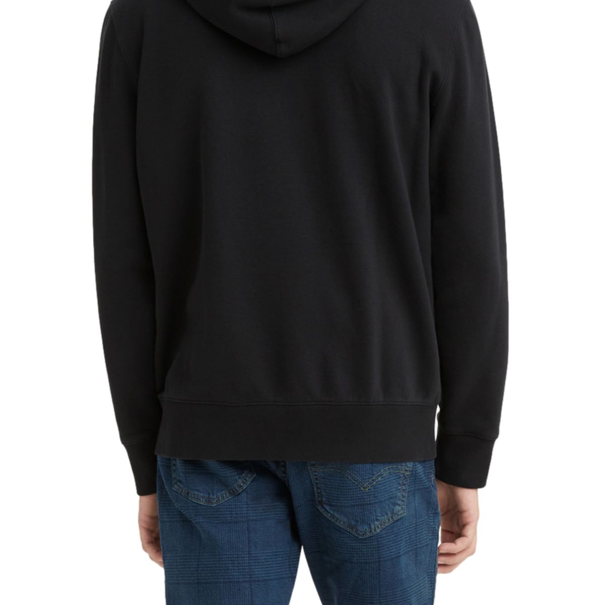 LEVIS - Polerón Hombre Color entero Negro Levis