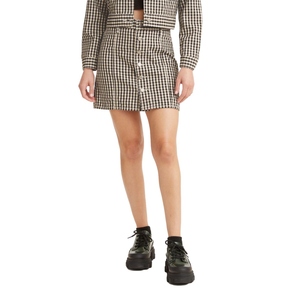 LEVIS - Falda Mujer A-Line Mini Negro Levis