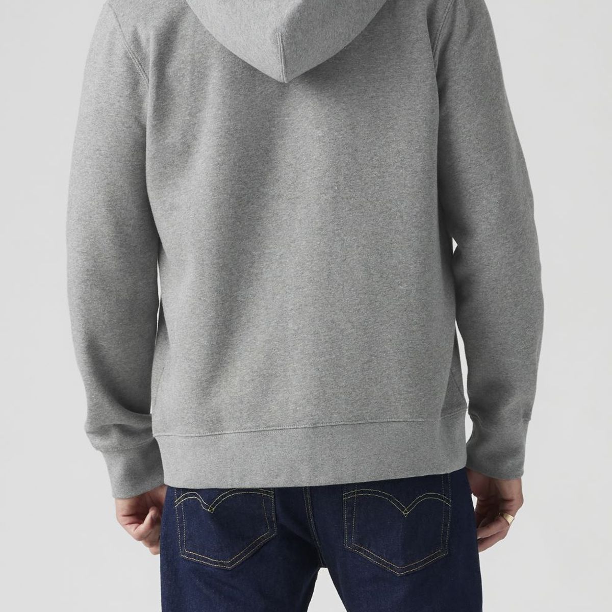 LEVIS - Polerón Hombre Color entero Gris Levis