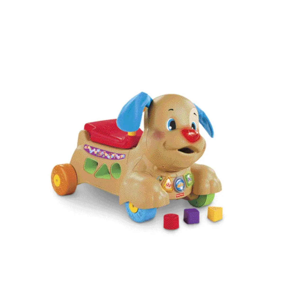 FISHER PRICE - Juguete Caminador Fisher Price Perrito Con Sonidos Y Bloques